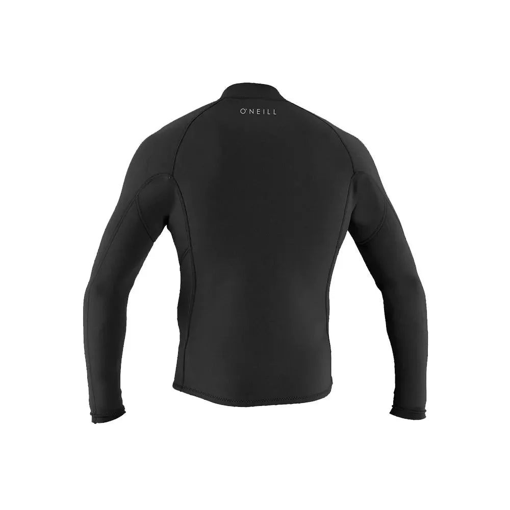 O'Neill Reactor2 1.5mm Front Zip Long Sleeve Jacket Black Small Wetsuit Top – Image 2
