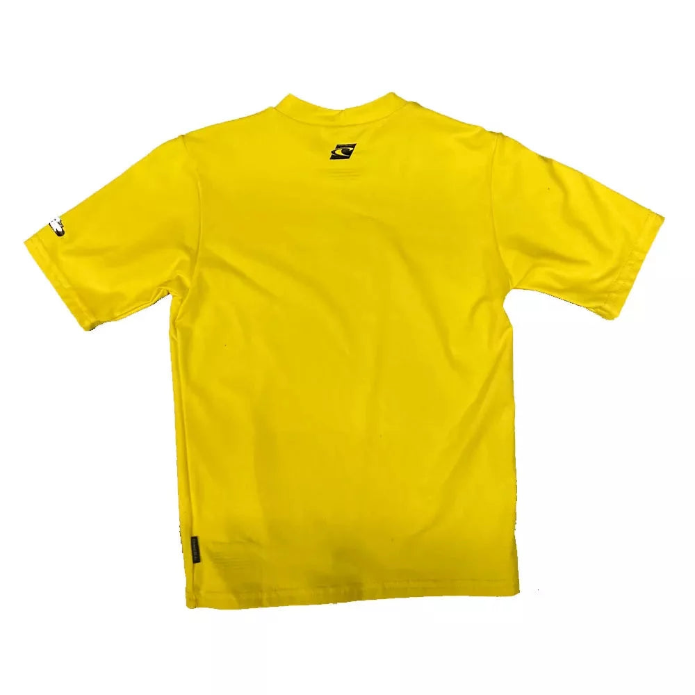 O'Neill Youth Basic Skins Short Sleeve Sun Shirt Yellow Kids Rashguard – Image 2