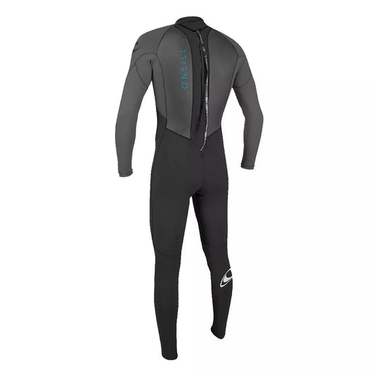 O'Neill Youth Reactor2 3/2mm Back Zip Wetsuit Black/Graphite Fullsuit – Image 2