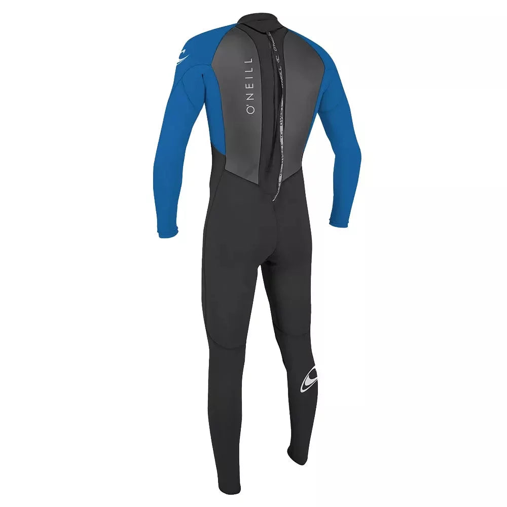 O'Neill Youth Reactor2 3/2mm Back Zip Wetsuit Black/Ocean Fullsuit – Image 2