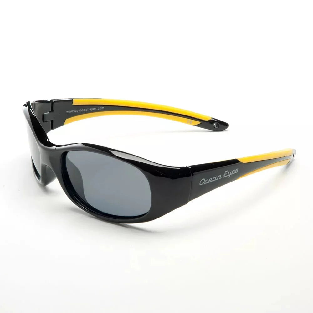 Ocean Eyes Sand Piper Kids Sunglasses Black/ Yellow Mens Sunglasses – Image 1