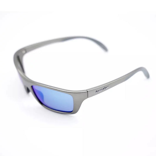 Ocean Eyes Tito Polycarbonate Sunglasses Matte Gunmetal/Blue Mirror Mens Sunglasses – Image 1
