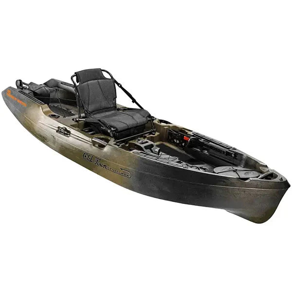 Old Town Sportsman 106 Powered By Minn Kota Fishing Kayak Marsh Camo
