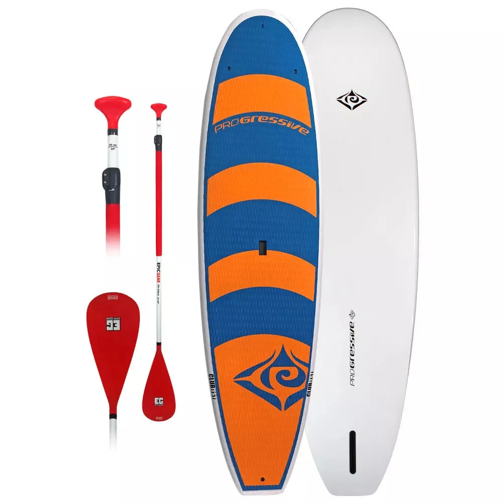 Progressive Club TST 10'6 Stand Up Paddleboard with Paddle Stand Up Paddle Board – Image 1