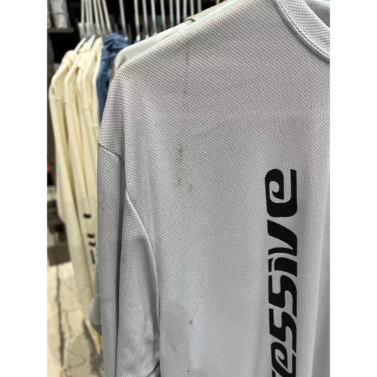 Progressive Long Sleeve Sun Shirt Silver Small BLEMISHED Mens Rashguard – Image 2