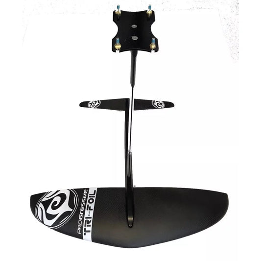 Progressive Low Aspect Aluminum/Carbon 4 Hole Plate Tri-Foil 300 Complete Hydrofoil – Image 2
