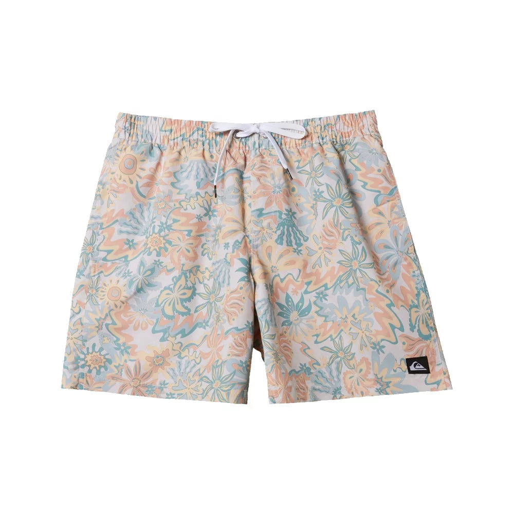 Quiksilver Re-Mix 17" Volleys Birch Large Mens Boardshorts – Image 1