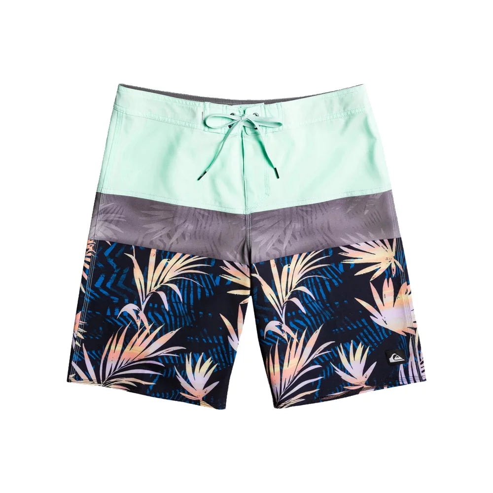 Quiksilver Surfsilk Panel 20" Boardshorts Beach Glass Mens Boardshorts – Image 1