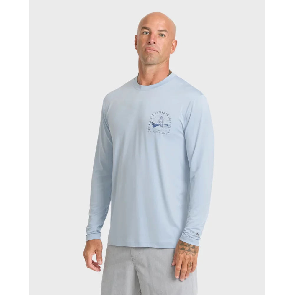 Quiksilver Waterman Cool Breeze UPF 50 Long Sleeve Surf Shirt – Image 7