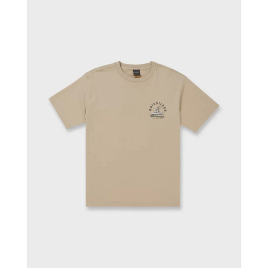 Quiksilver Waterman Early Morning Sueded Short Sleeve T-Shirt Mens Shirts – Image 2
