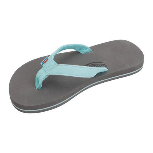 Rainbow Sandals Rainbow Kid's The Grombow - Soft Rubber Top Sole with 1/2" Narrow Strap and Pin line Kids Sandals – Image 1
