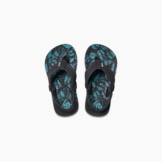 Reef Toddler's Little Ahi Sandals Aquifer Palm Mens Sandals – Image 1