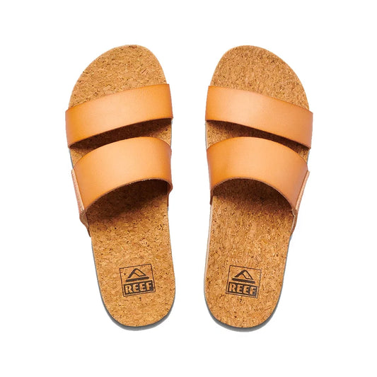 Reef Women's Cushion Vista HI Platform Sandals Natural Womens Sandals – Image 1