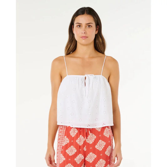 RipCurl Oasis Broderie Top Womens Shirt – Image 1