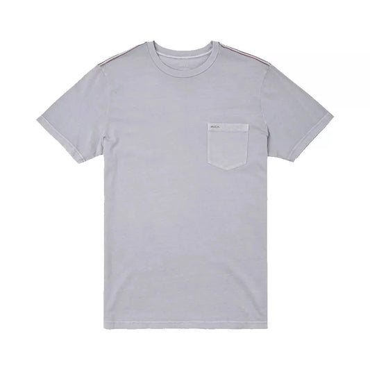 RVCA PTC II Pigment Short Sleeve Tee Monument Small Mens Shirts – Image 1