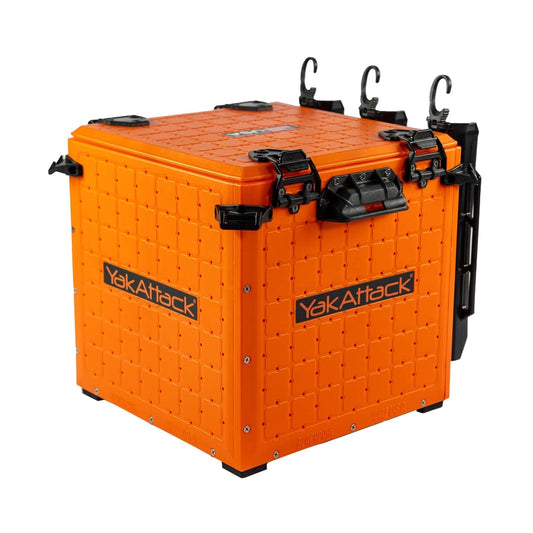 YakAttack BlackPak Pro Kayak FIshing Crate Orange 13x13