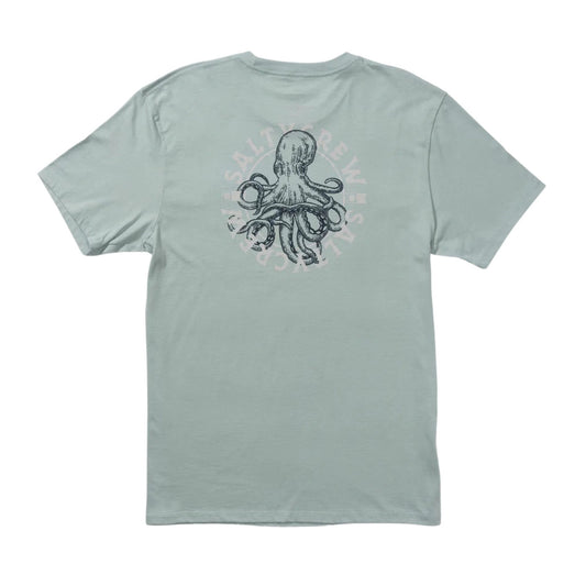Salty Crew Tentacles Short Sleeve Tee Men's Shirt, Mackeral, X-Large
