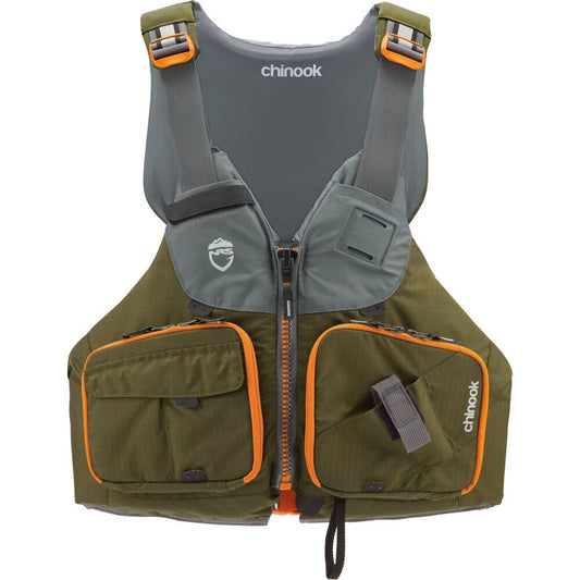 NRS Chinook Fishing PFD Bark