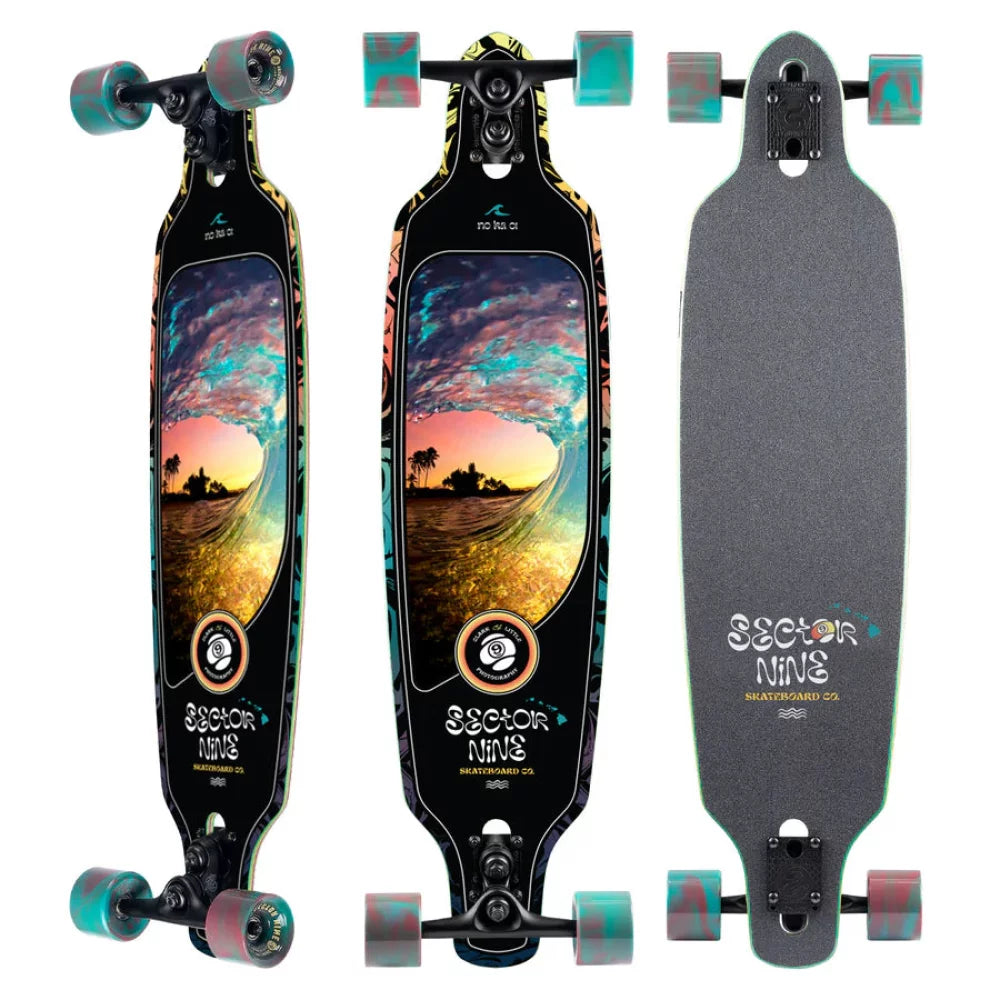 Sector 9 Fractal Shave Ice Complete Skateboard – Image 1