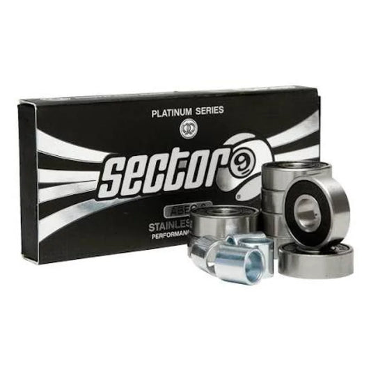 Sector 9 Platinum Abec 9 Skateboard Bearings – Image 1