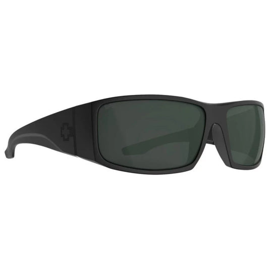 SPY Cooper XL Matte Black/Happy Gray Green Sunglasses Mens Sunglasses – Image 1