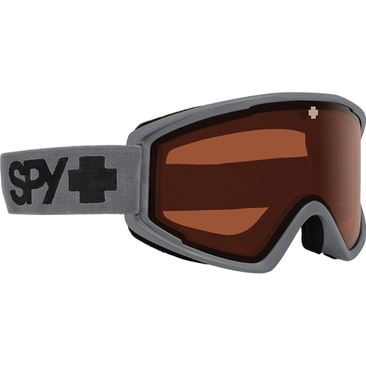 SPY Crusher Elite Eco Gray Snow Goggles - HD Persimmon Lens