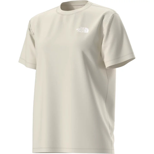 The North Face Evolution Simple Dome Relaxed Short-Sleeve Tee - White Dune Womens Shirt – Image 1