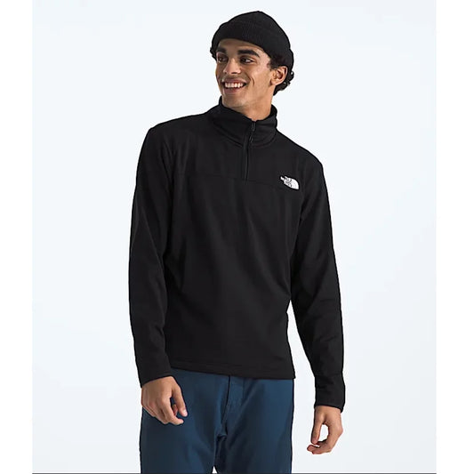 The North Face Men’s Cedar Trail Grid Fleece ¼-Zip Mens Jacket – Image 1