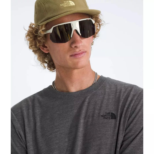 The North Face Tri-Blend T-Shirt Black White Heather Mens Shirts – Image 2