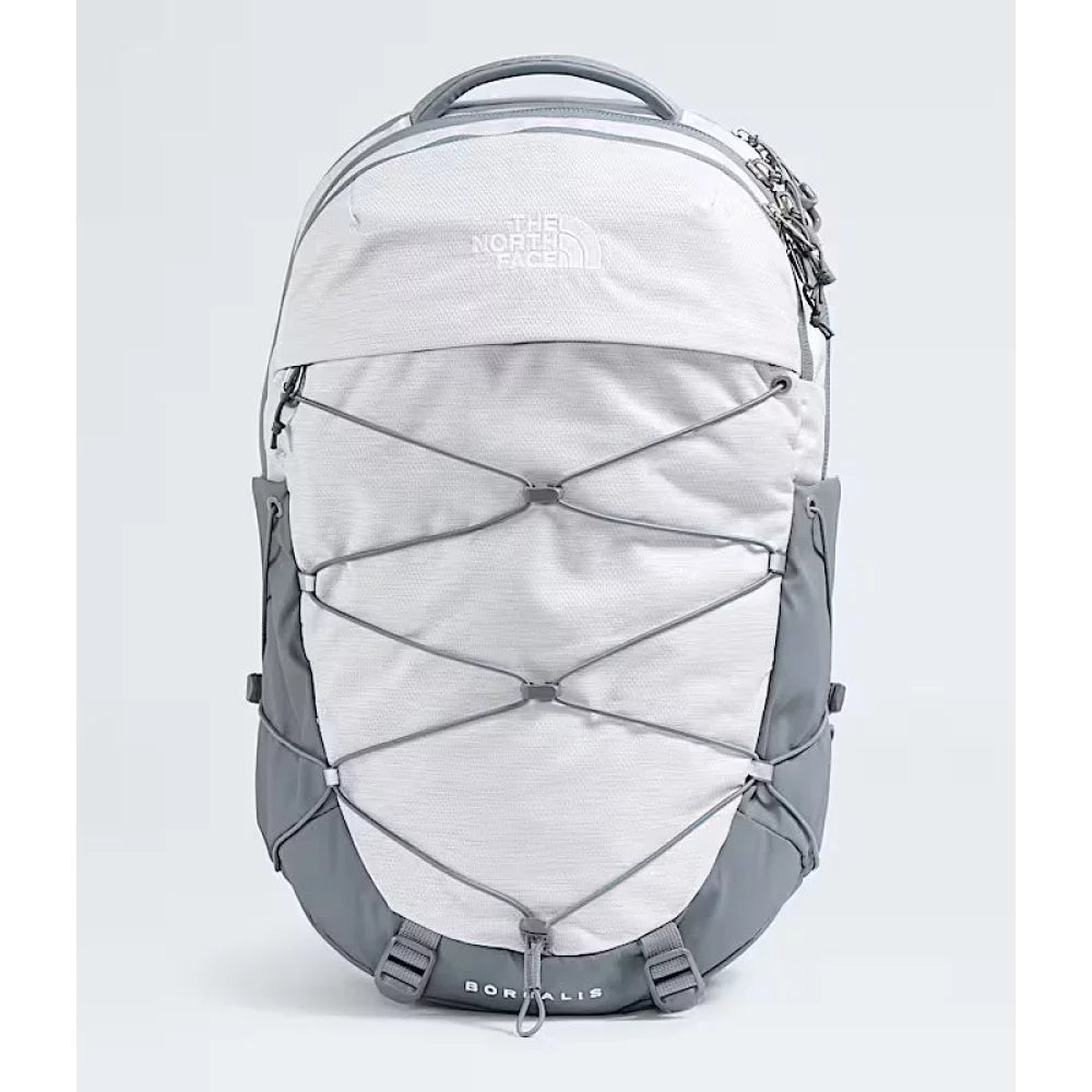 The North Face Women's Borealis TNF White Metallic Mélange/Mid Grey Backpack