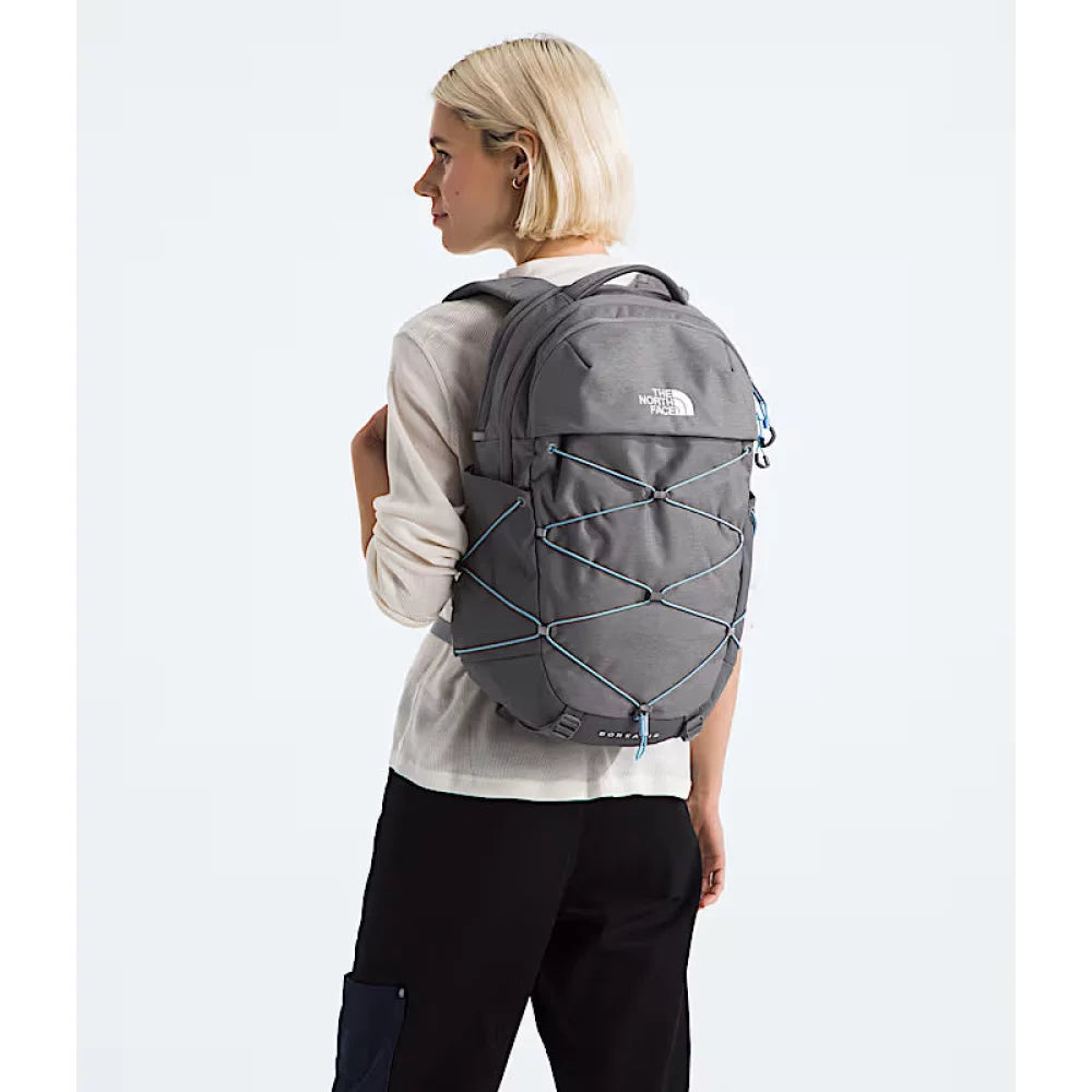 The North Face Women's Borealis Zinc Grey Dark Heather/Powder Blue Backpack – Image 5