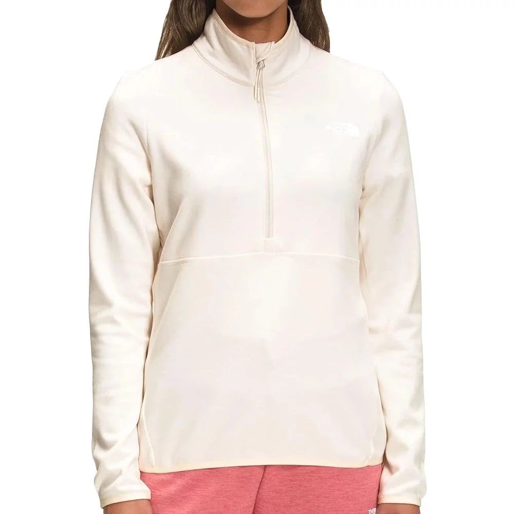 The North Face Women's Canyonlands 1/4 Zip Jacket Gardenia White Heather XS Womens sweater – Image 1