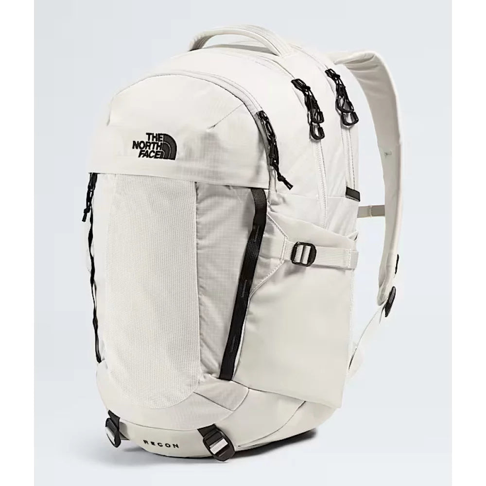 The North Face Women's Recon Backpack, White Dune/TNF Black