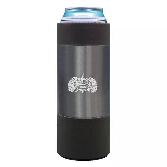 Toadfish Non-Tipping Slim Can Cooler Graphite Cup – Image 1