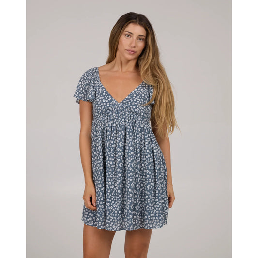 Salty Crew MAINLAND DRESS-FIN BLUE