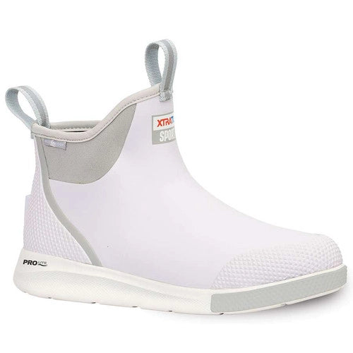 XtraTuf Men's Wheelhouse Ankle Deck Boots - White
