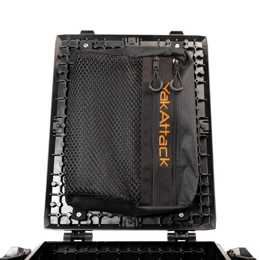 YakAttack 16" Dual Compartment Mesh Storage Bag for the BlackPak Pro Kayak Accessory – Image 2