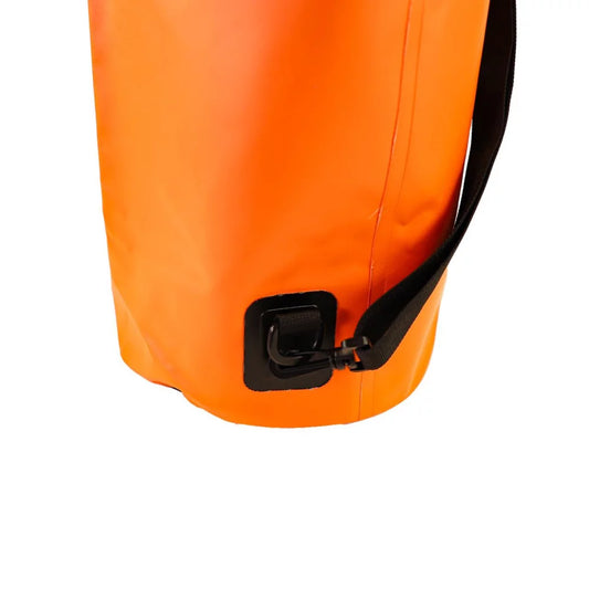 YakAttack 30L Roll-Top Drybag with Air Valve, Orange Dry Bag – Image 1