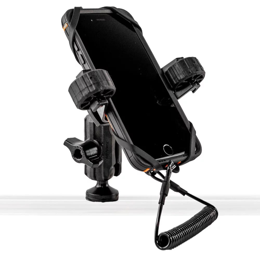 YakAttack RotoGrip Phone Holder with 1" Screwball Track Mount Kayak Fishing Accessory – Image 14