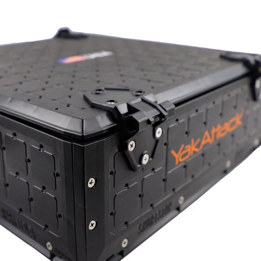 YakAttack ShortStak SOLO Storage Box 16" x 16", Black Kayak Fishing Accessory – Image 1