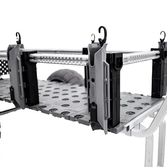 YakAttack TetherTube Rod Holder- Two Pack with Mounting Hardware, Battleship Grey Kayak Fishing Accessory – Image 2