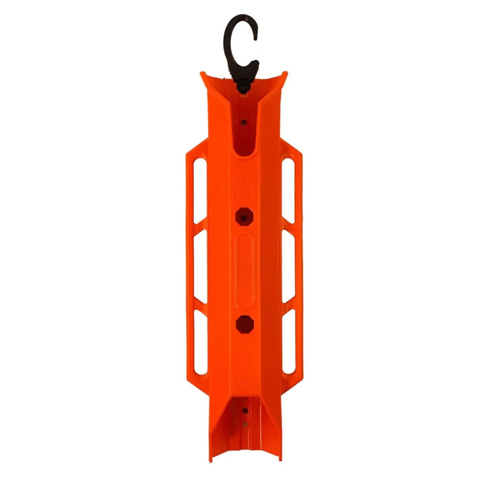 YakAttack TetherTube Rod Holder- Two Pack with Mounting Hardware, Orange Kayak Fishing Accessory – Image 3