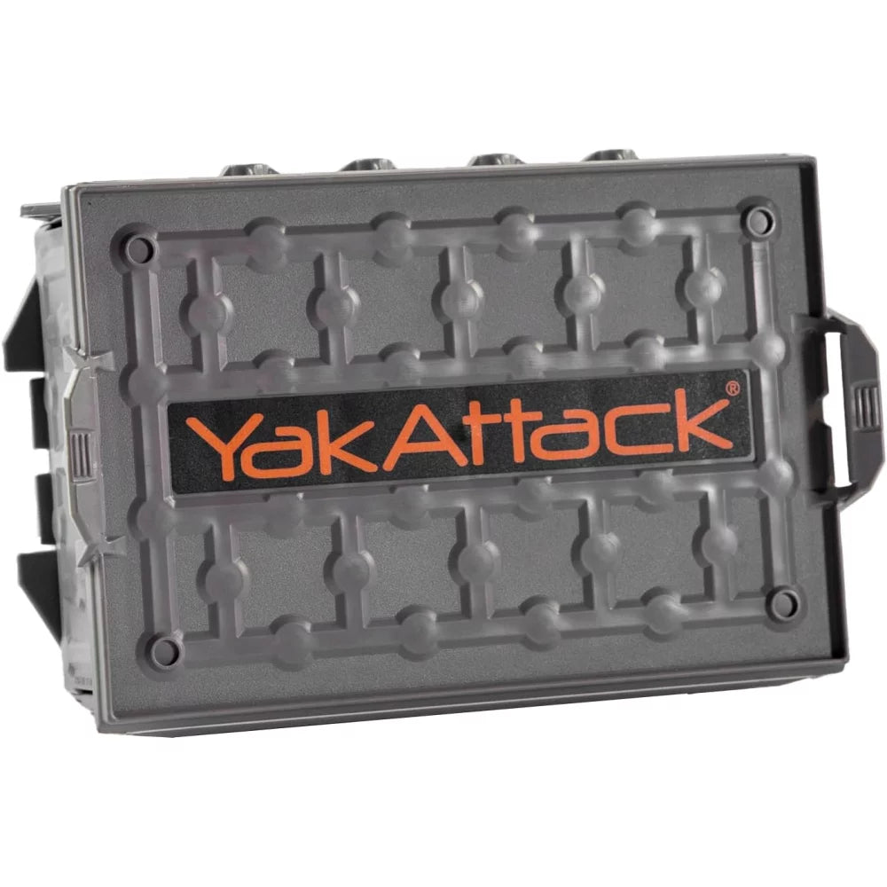 YakAttack TracPak Stackable Storage Box – Battleship Grey Kayak Deck Rigging – Image 1