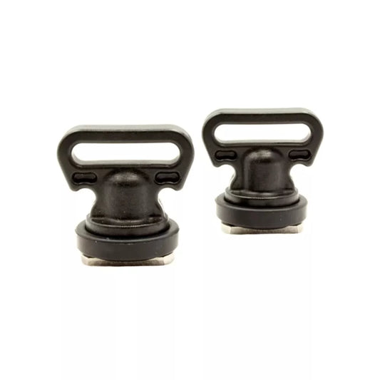 Yakattack Vertical Track Mount Tie Downs (2 Pack) Black Kayak Deck Rigging – Image 1