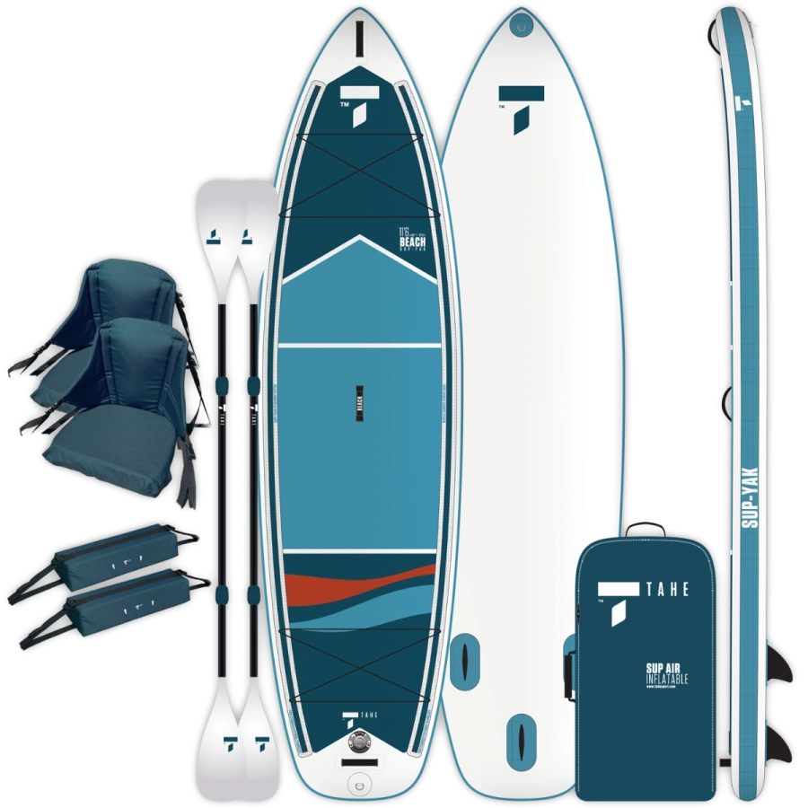 Tahe 11'6" Beach Sup-Yak + Kayak Kit Inflatable SUP