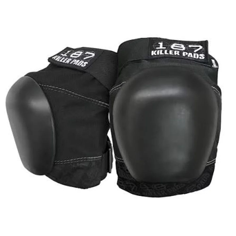 187 Killer Pads Pro Knee Black Skateboard Protective Gear – Image 1