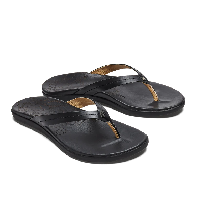 Olukai Women's Honu Sandal Black 10