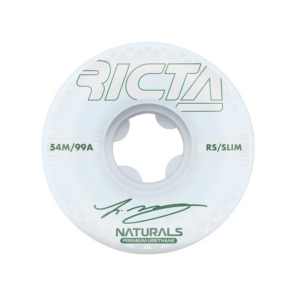 Ricta Skateboard Wheels McCoy Reflective Naturals Slim 54mm 99A - Set of 4