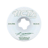 Ricta Skateboard Wheels McCoy Reflective Naturals Slim 54mm 99A - Set of 4