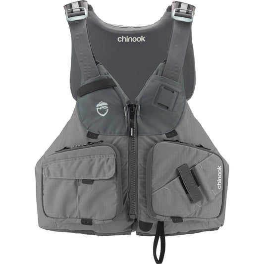 NRS Chinook Fishing PFD Silver